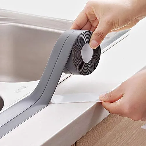 Shop-Story Rouleau Joint Adhésif Gris 3,2 m Cuisine Salle de Bain