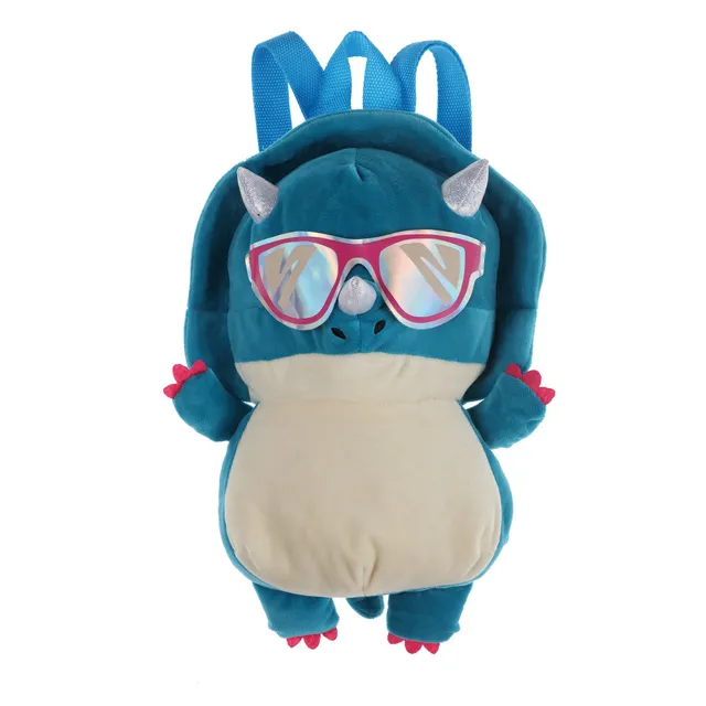 Stokomani Sac à dos dinosaure à lunettes sac enfant