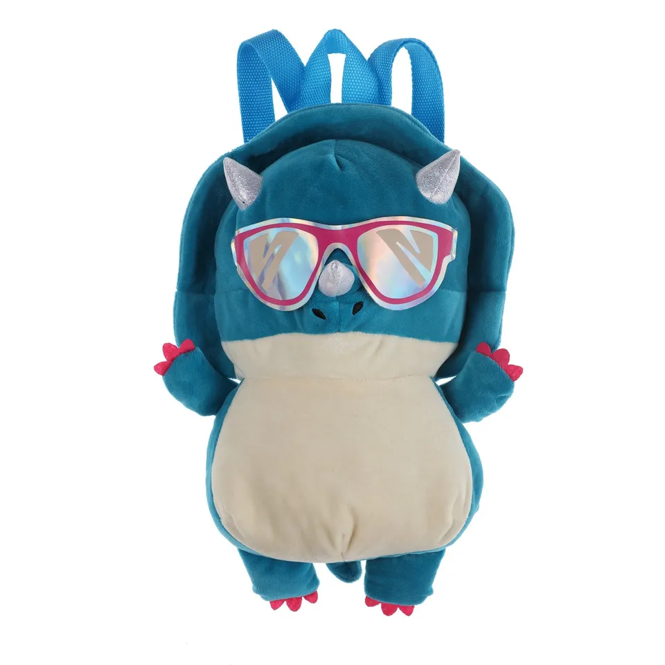 Stokomani Sac à dos dinosaure à lunettes sac enfant