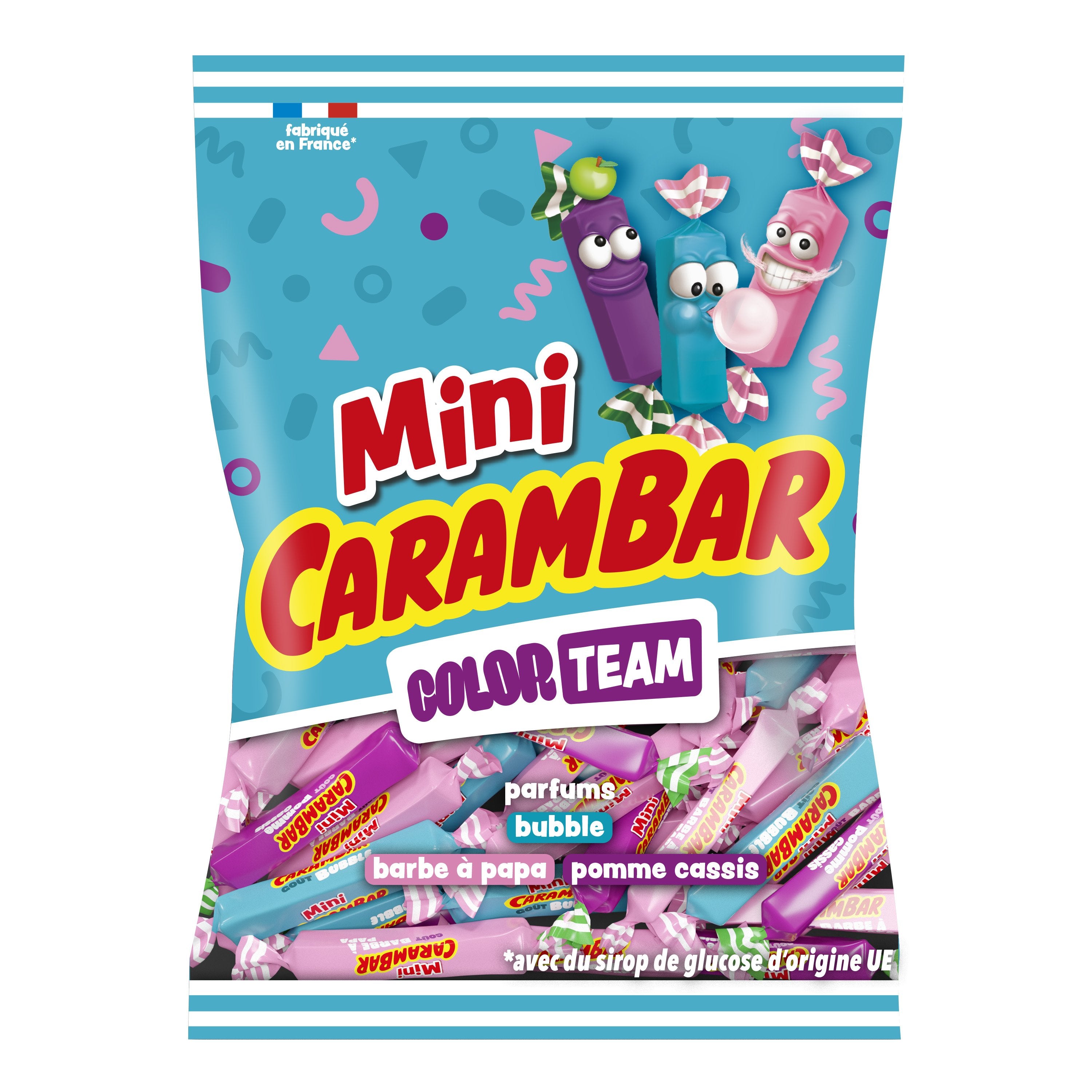Carambar Color Team sachet mini bonbons caramel