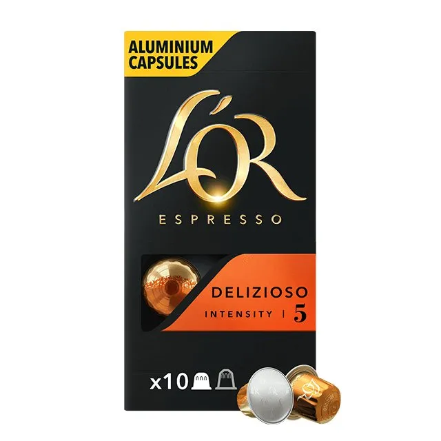 Espresso Delizioso 5 Capsules Café x10 Intensité 5