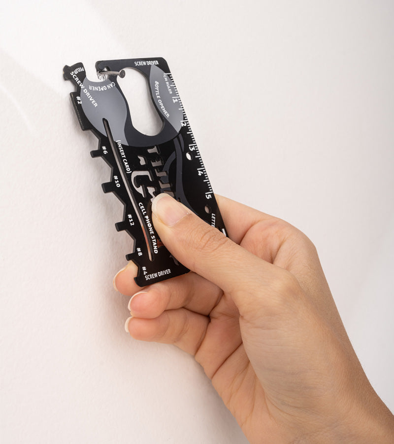 L'avant gardiste Outdoor carte ninja 16 outils acier