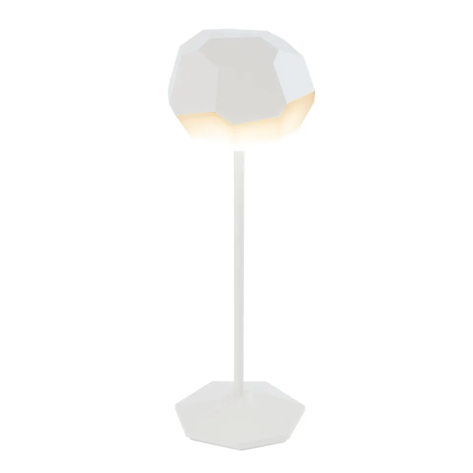 Red Deco Stone White lampe sans fil blanc H33cm tactile