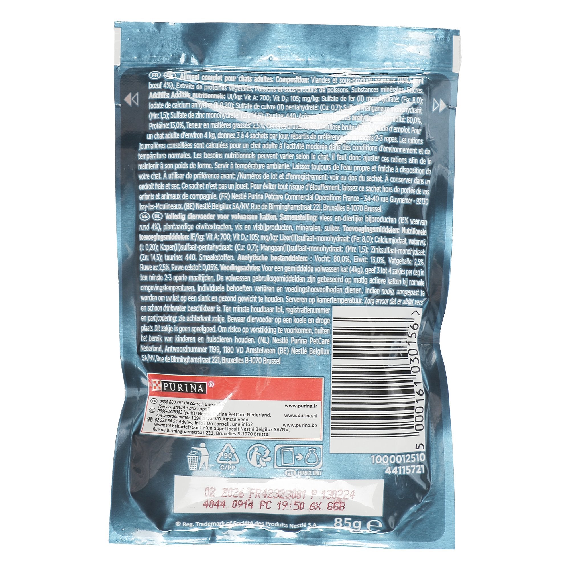Stokomani Mini filets sauce bœuf pâtée chat