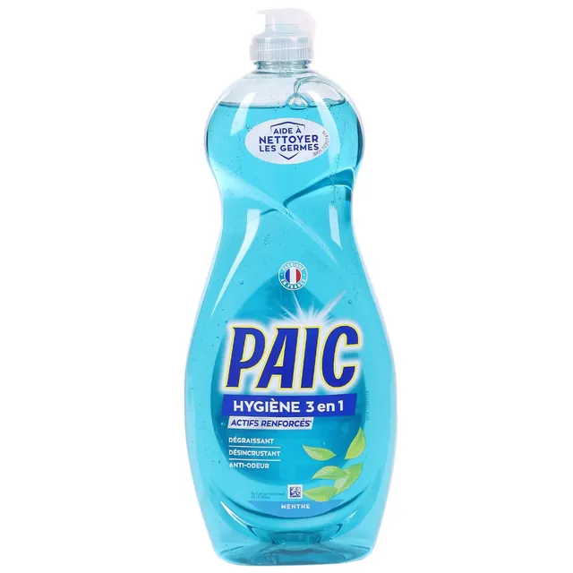 Stokomani Maison liquide vaisselle 3 en 1 menthe hygiène