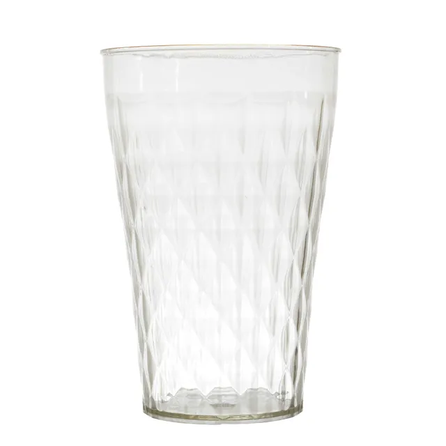 Stokomani Maison Verre plastique 42 cl transparent