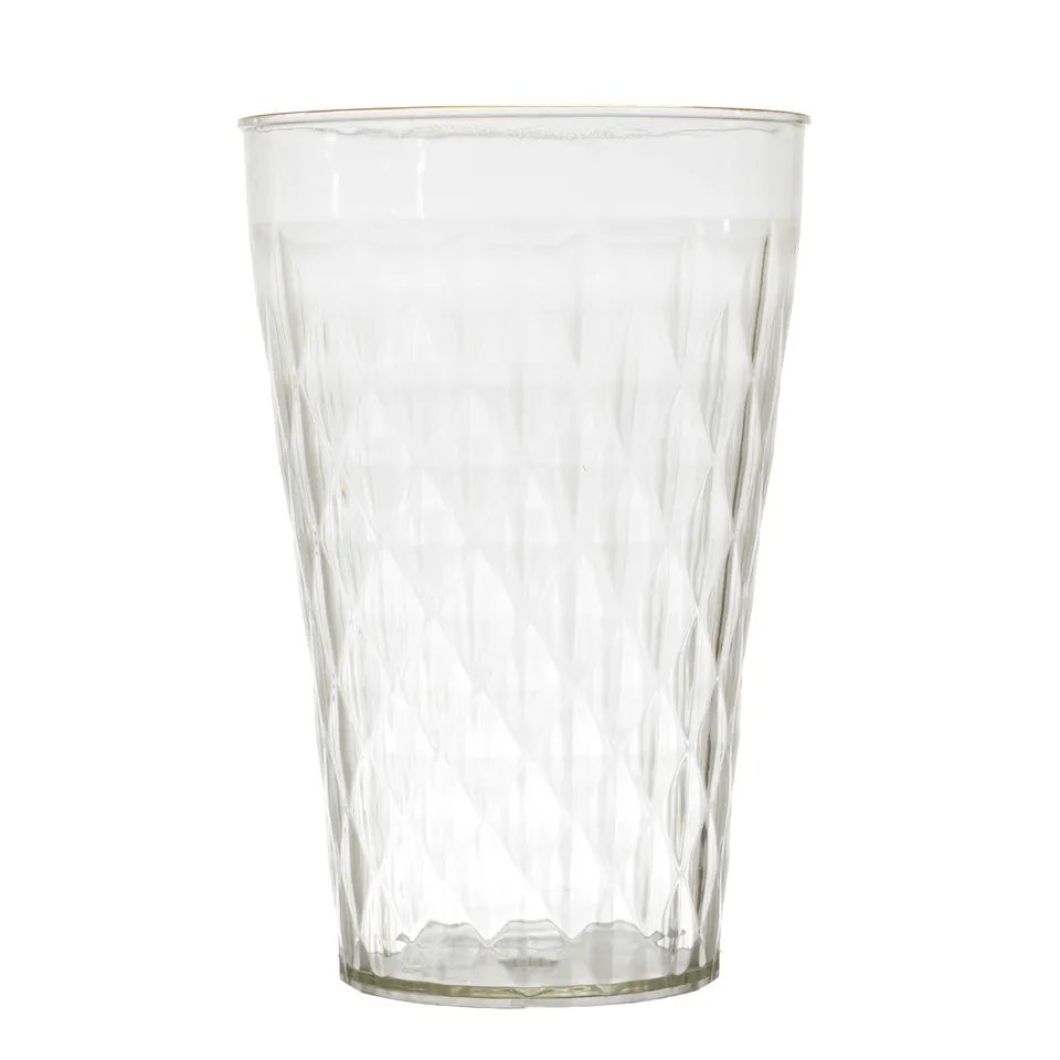Stokomani Maison Verre plastique 42 cl transparent