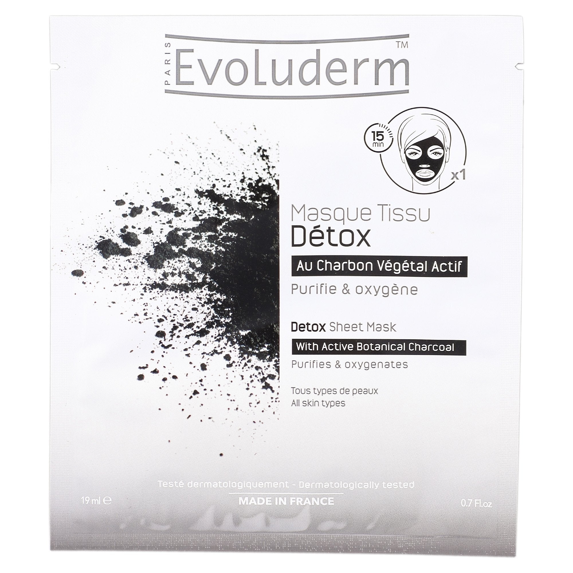 Stokomani Beauté masque visage charbon végétal actif détox