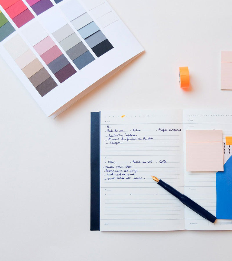 L'avant gardiste Carnet de Projets planifiez vos rêves carnet papier made in France