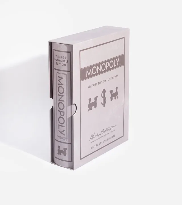 Monopoly Vintage Livre Edition jeu de société famille rétro