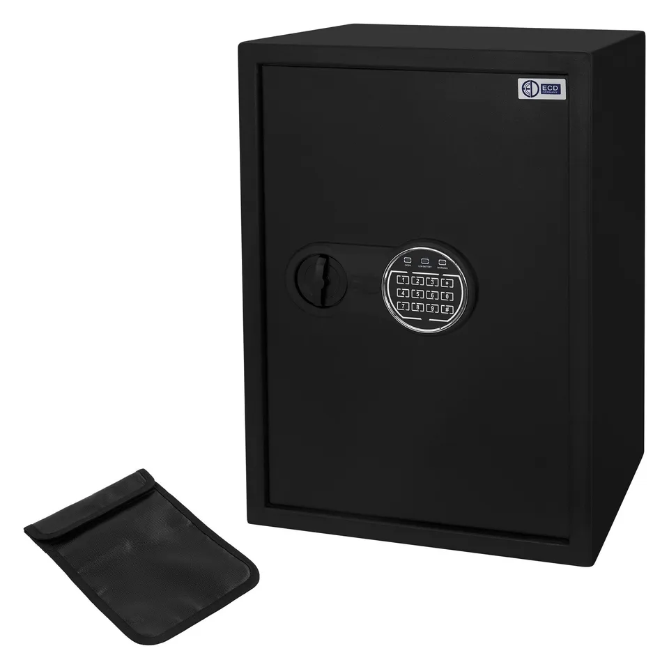 ECD Germany Haus coffre-fort acier 43 L code électronique