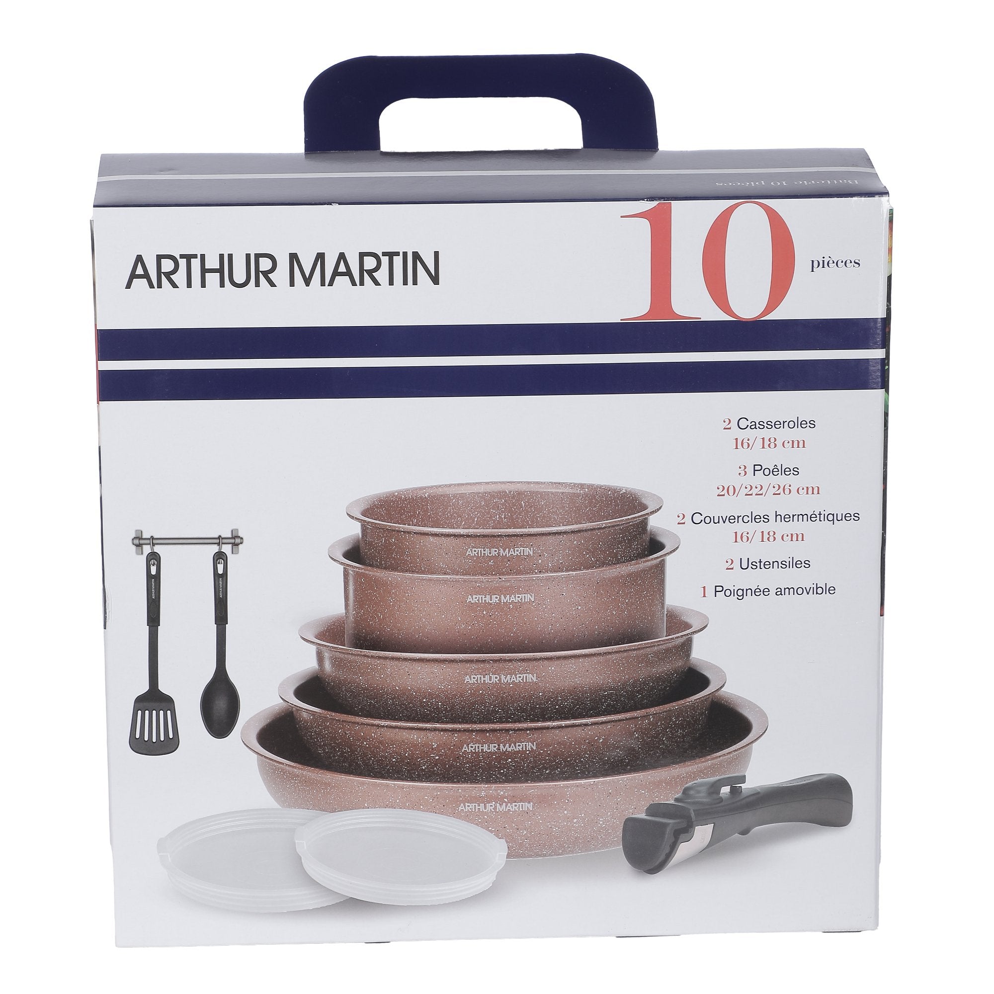 Stokomani Maison batterie de cuisson 10 pièces