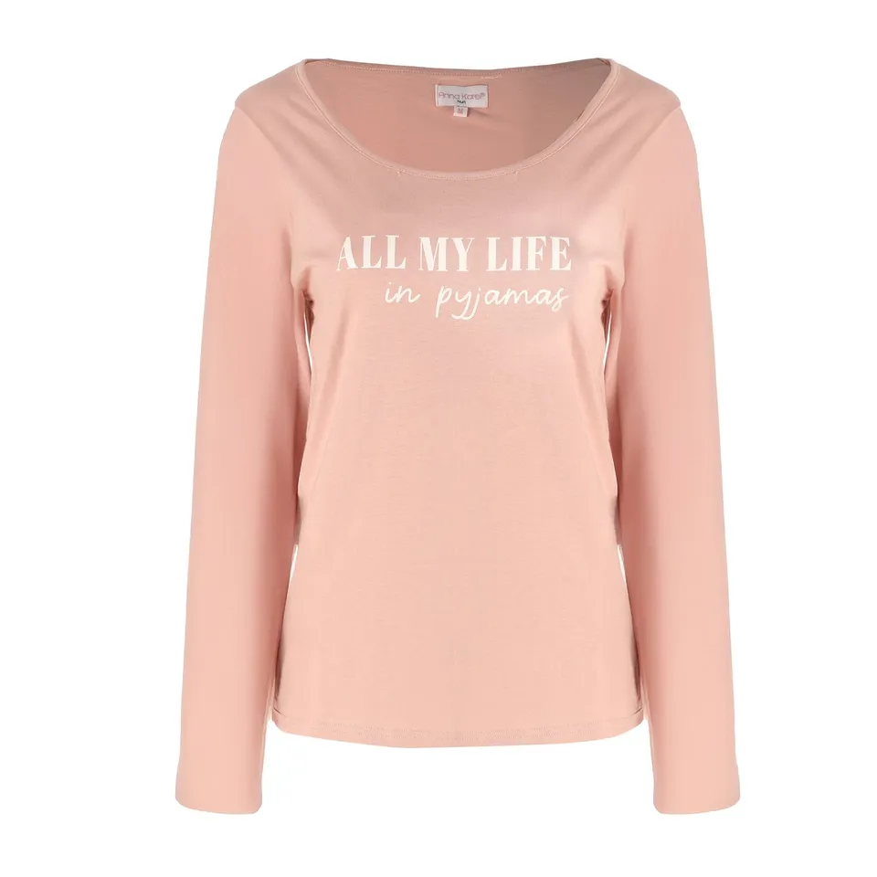 Stokomani Mode Pyjama long jersey rose