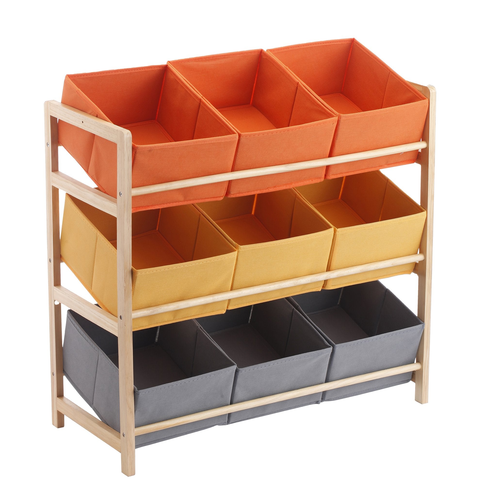 Stokomani Maison Meuble de rangement 9 bacs chambre enfant