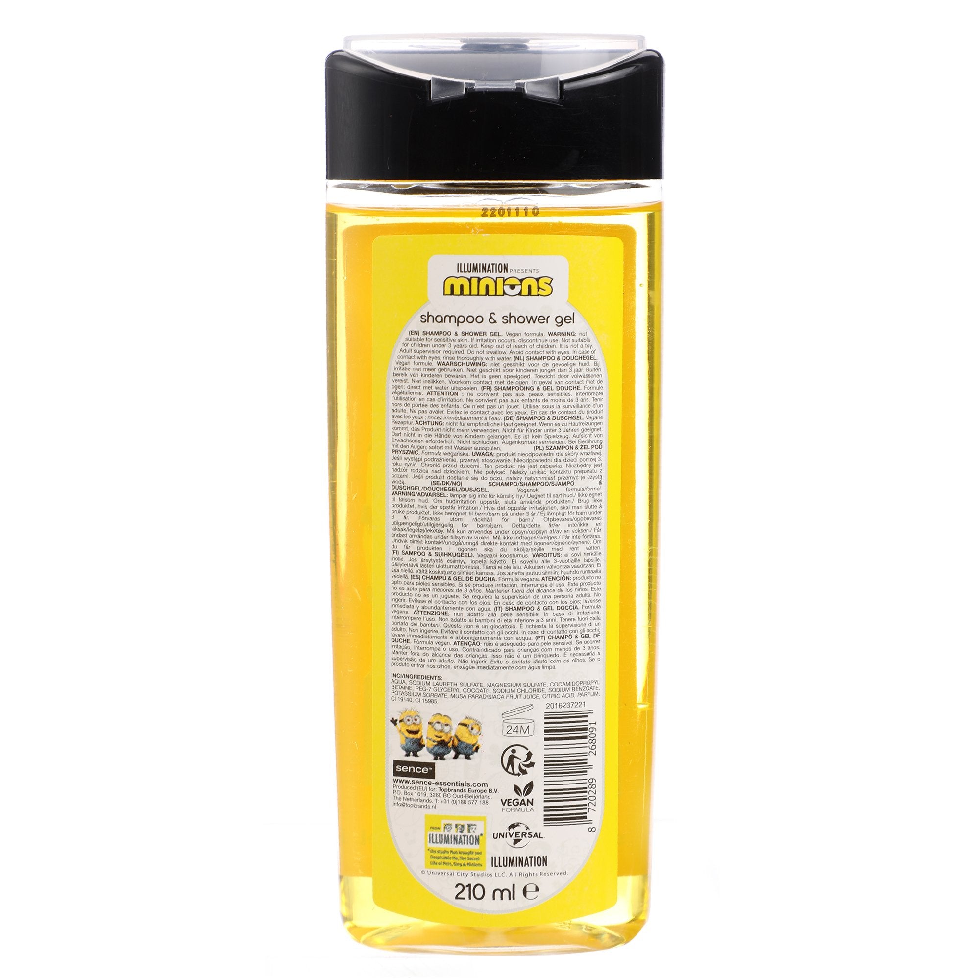 Les Minions gel douche 2 en 1 cheveux corps