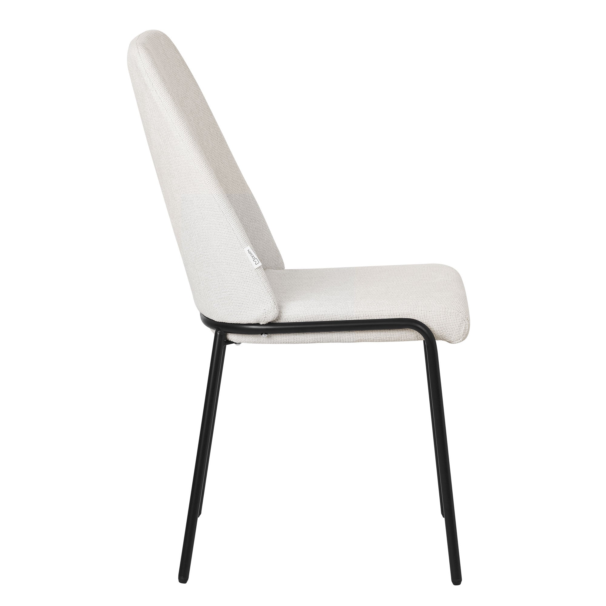ECD Germany Möbel chaises salle à manger beige lot 4 tissu