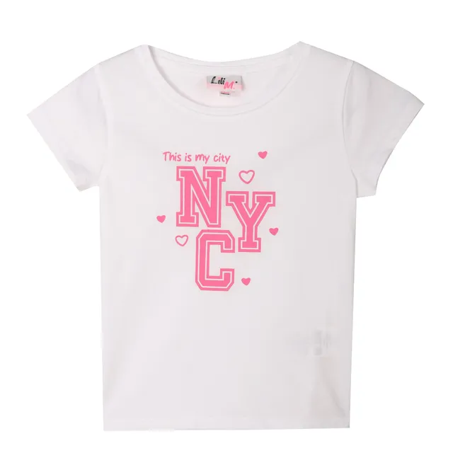 Stokomani Mode Tee-shirt t-shirt blanc enfant 03A-12A