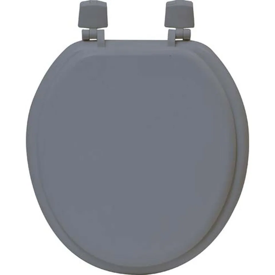 Stokomani Maison Abattant WC gris en MDF