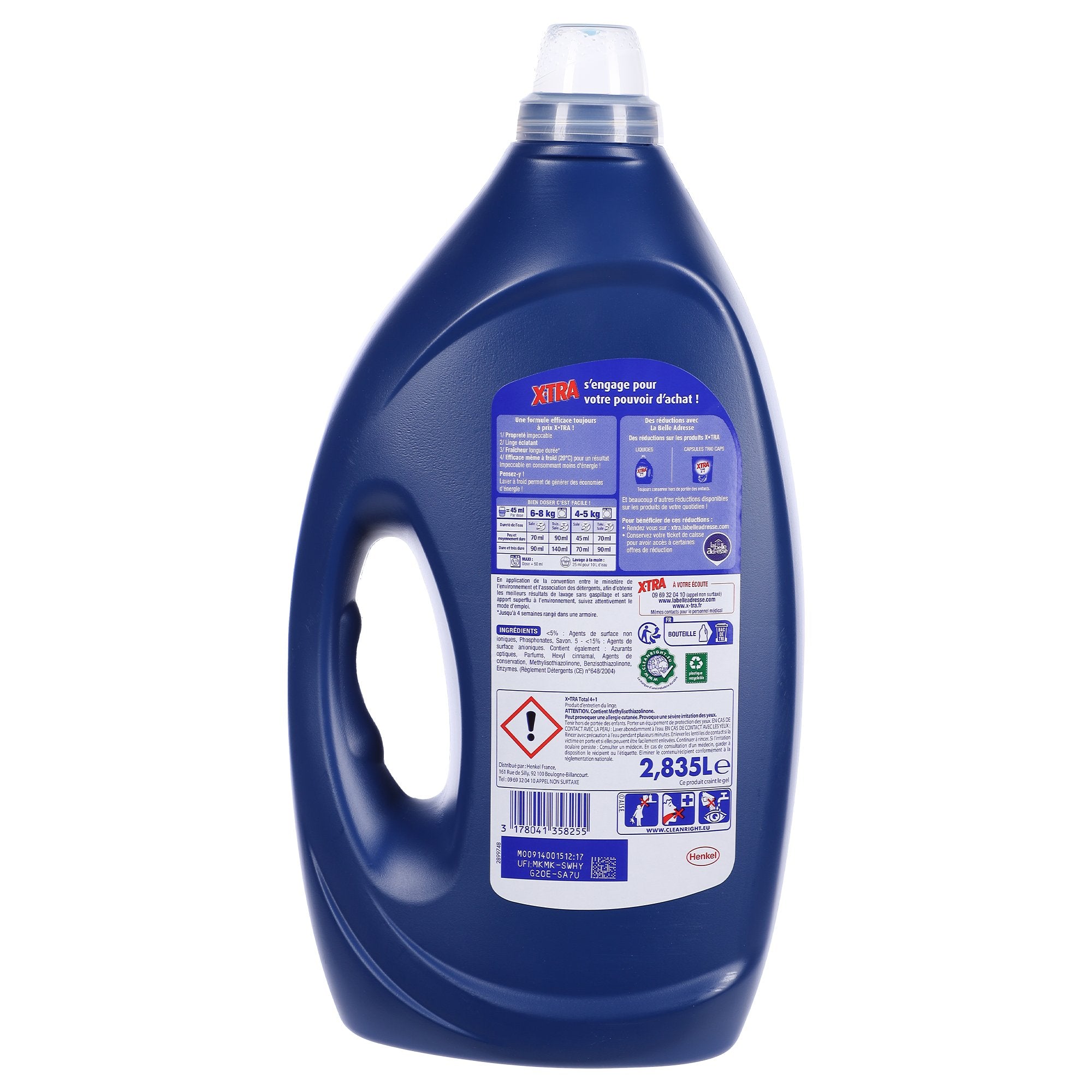 Total 4+1 lessive liquide 63 doses