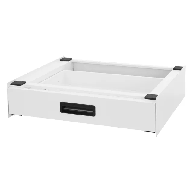 ECD Germany Möbel kit superposition lave-linge blanc 60,5x54 tiroir 10kg