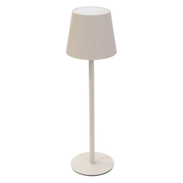 ECD Germany ML-Design lampe table LED sans fil crème Ø10x36