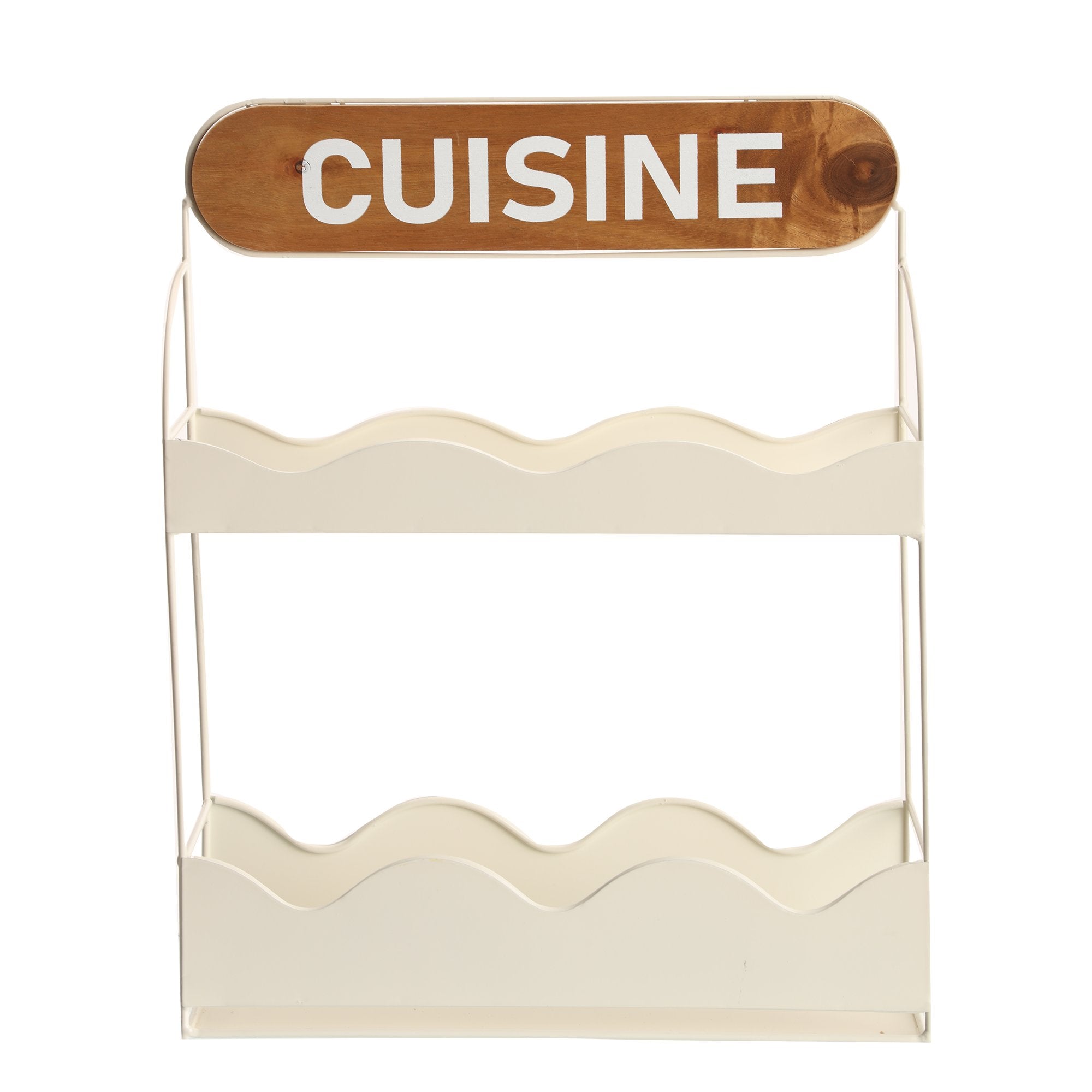 Stokomani Maison Étagère 2 niveaux en fer