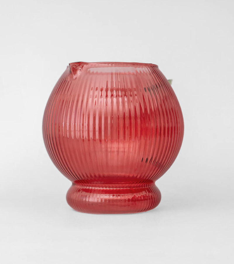 L'avant gardiste carafe en verre Pomme fruitée 1L table