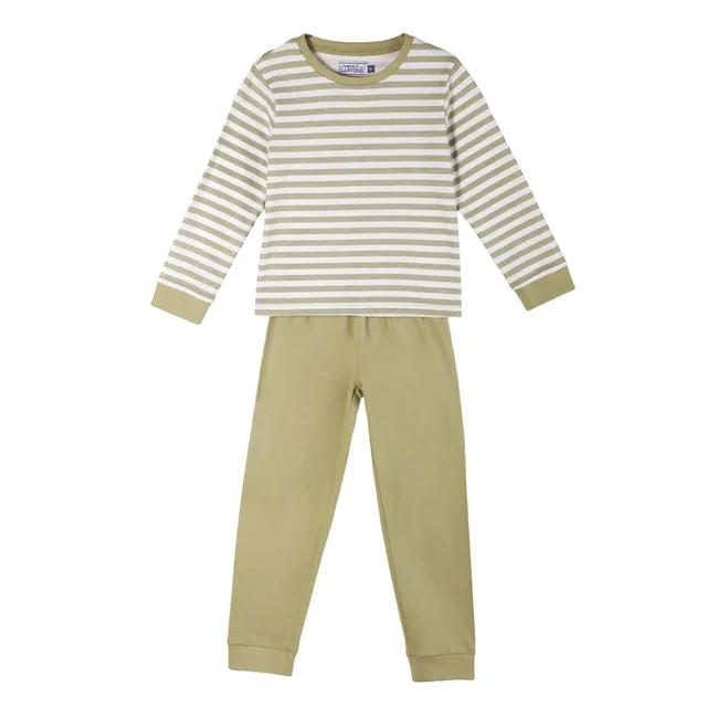 Stokomani Mode pyjama jersey vert enfant nuit confort