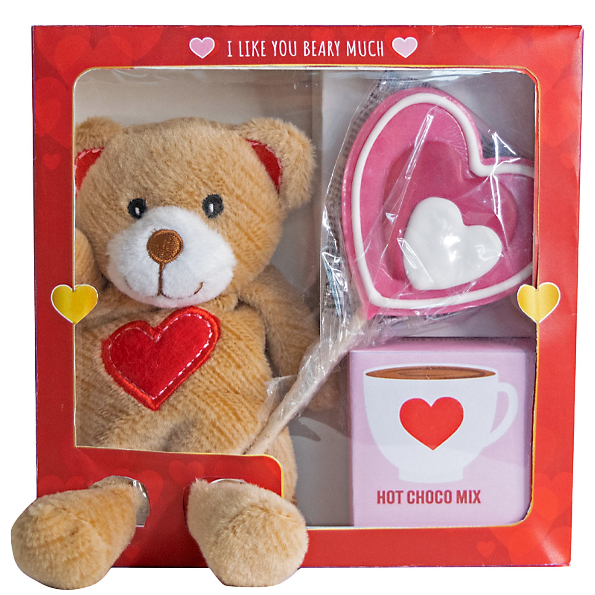 Lovely Coffret coffret cadeau peluche sucette 75g chocolat