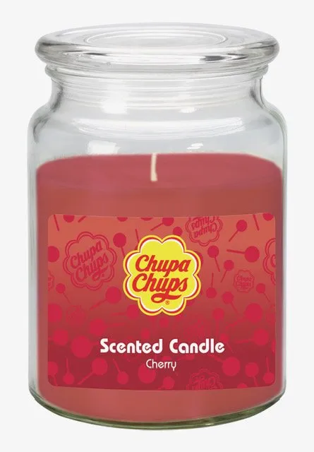 Stokomani Bougie parfumée Chupa Chups cerise 520 g