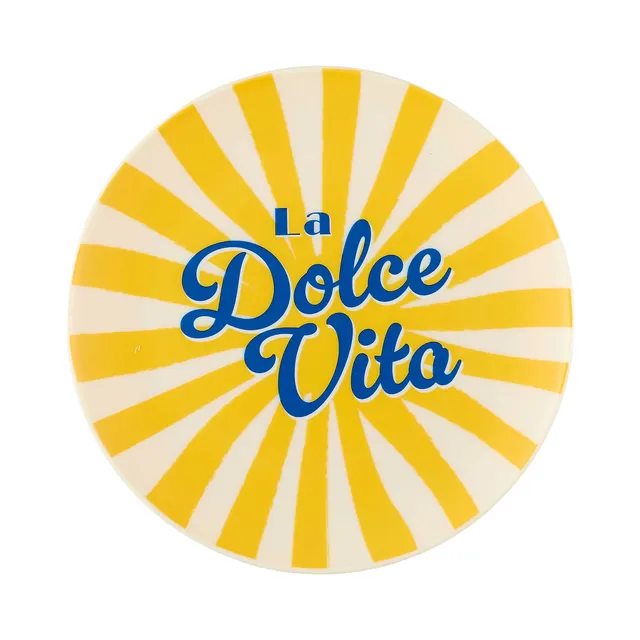 Dolce Vita assiette plastique 20 cm