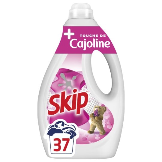 Skip touche de Cajoline lessive liquide 37 doses parfum frais
