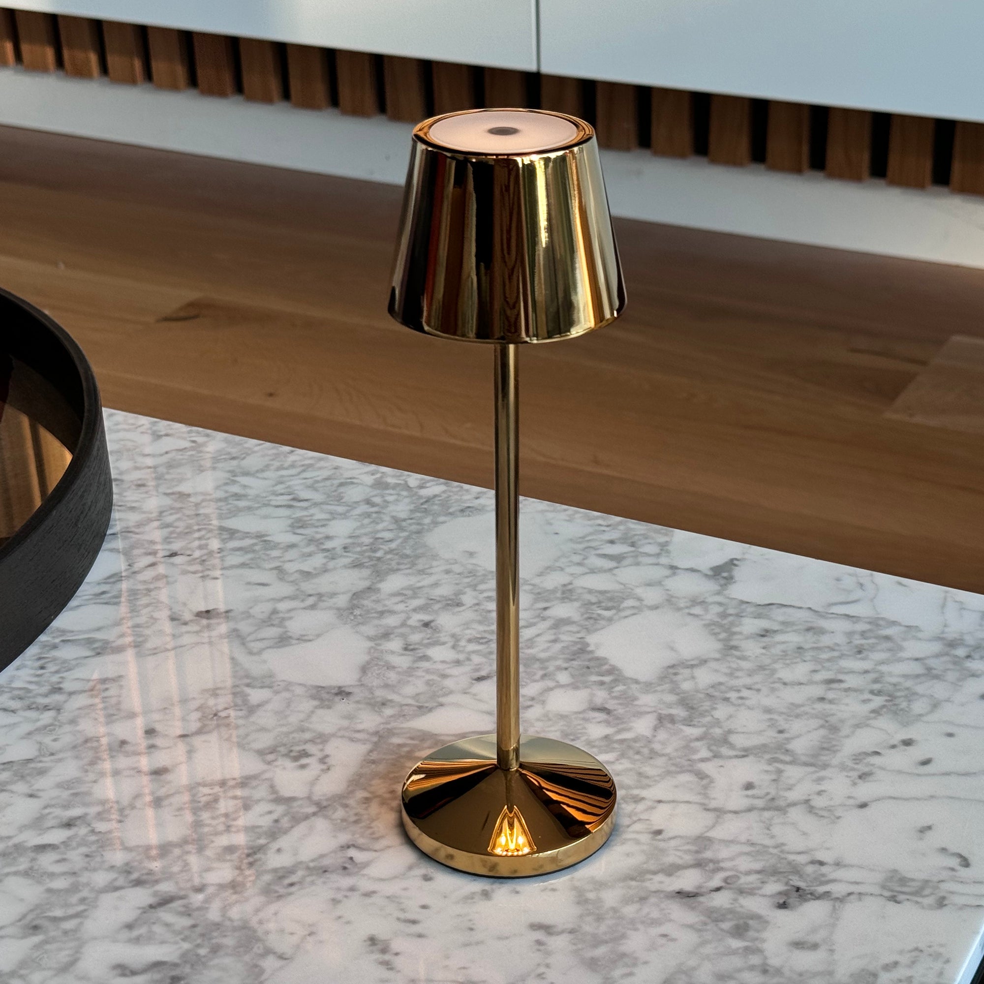 Red Deco Emily lampe de table sans fil gold H25cm