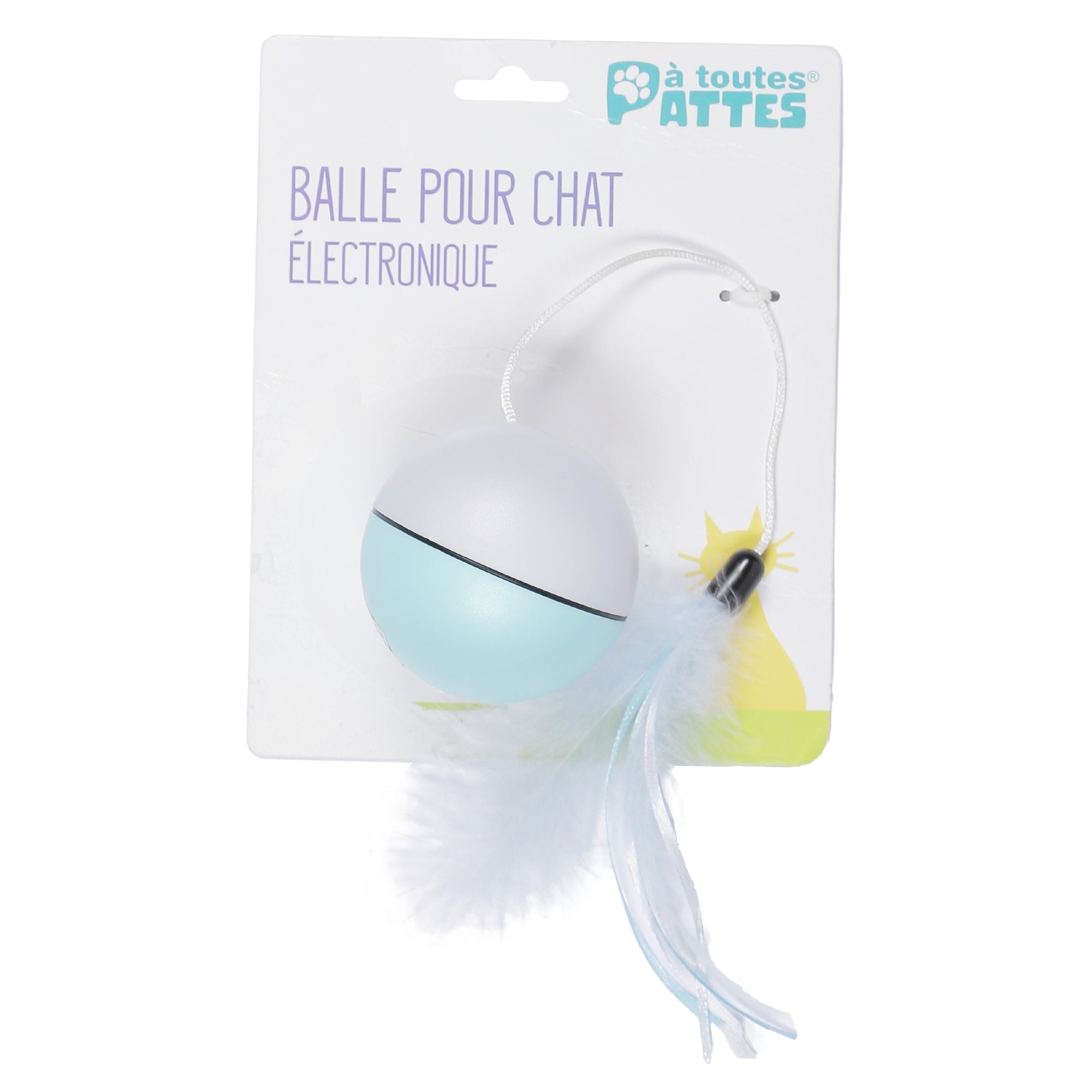 Balle chat électronique jouet interactif intérieur automatique
