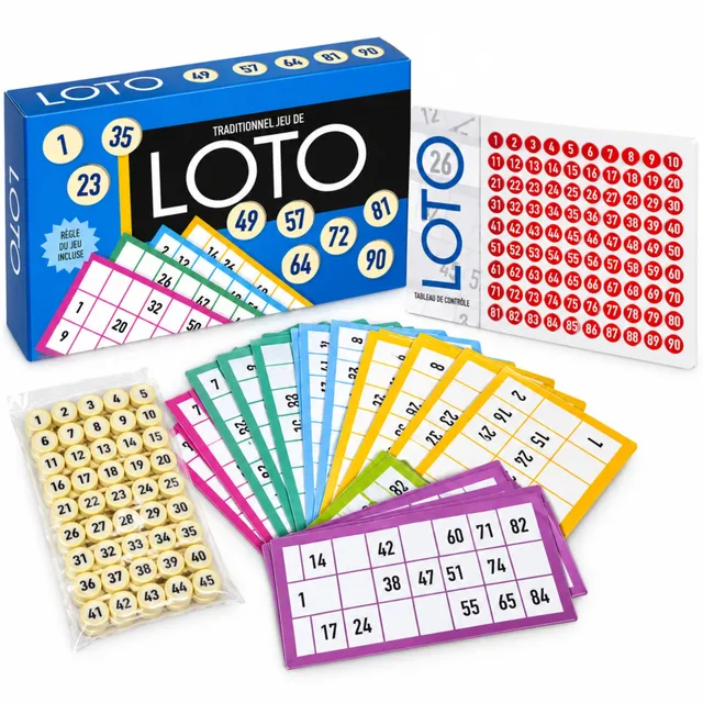 Shop-Story Loisirs jeu loto voyage 36 cartons 18x11cm