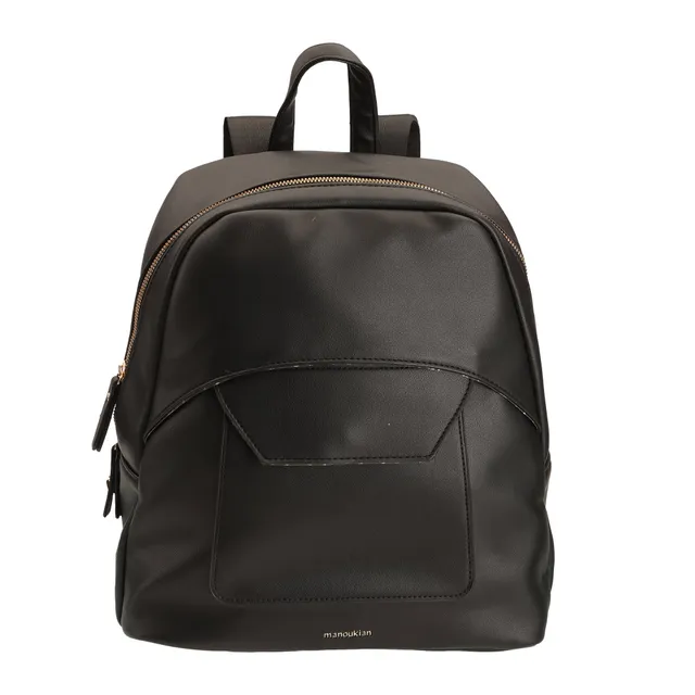 Stokomani Sac à dos noir scolaire et bureau