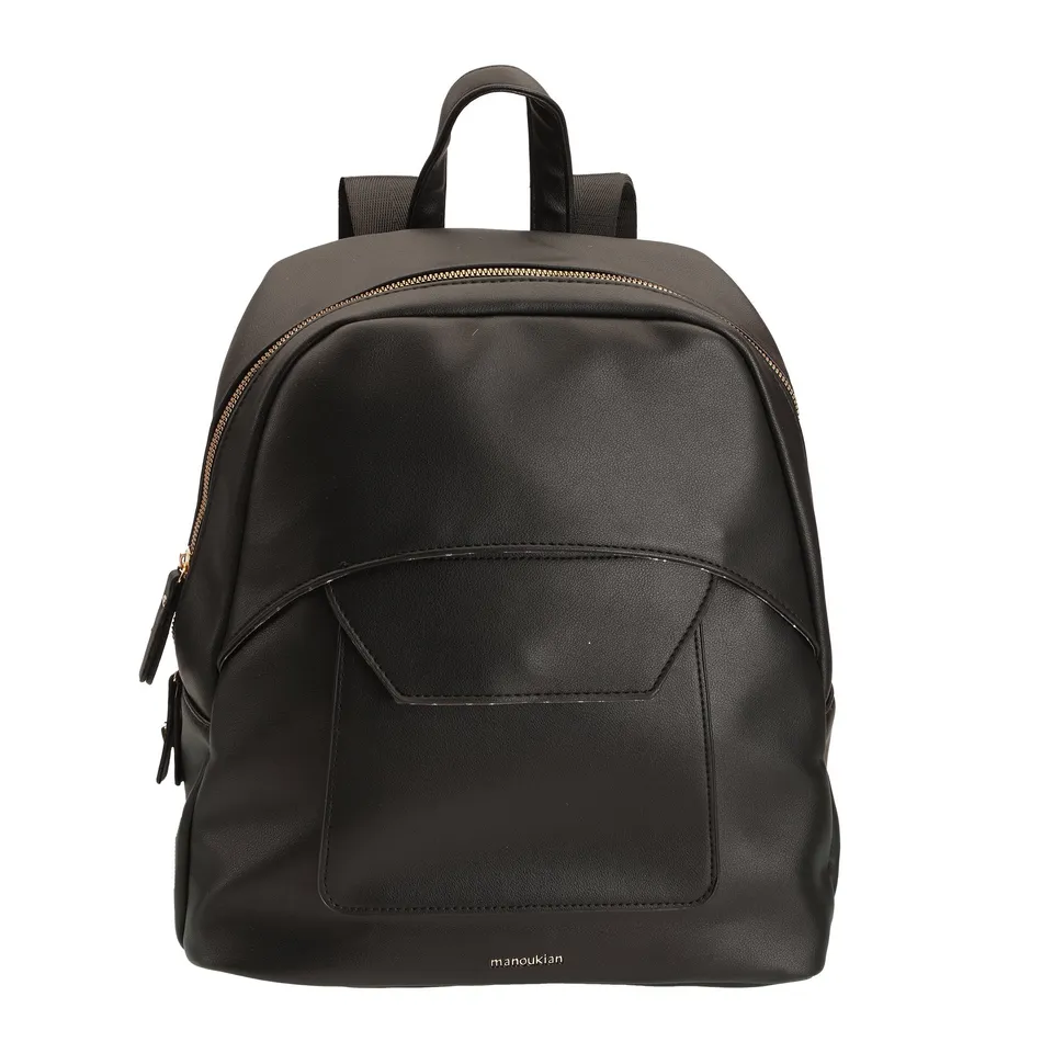 Stokomani Sac à dos noir scolaire et bureau