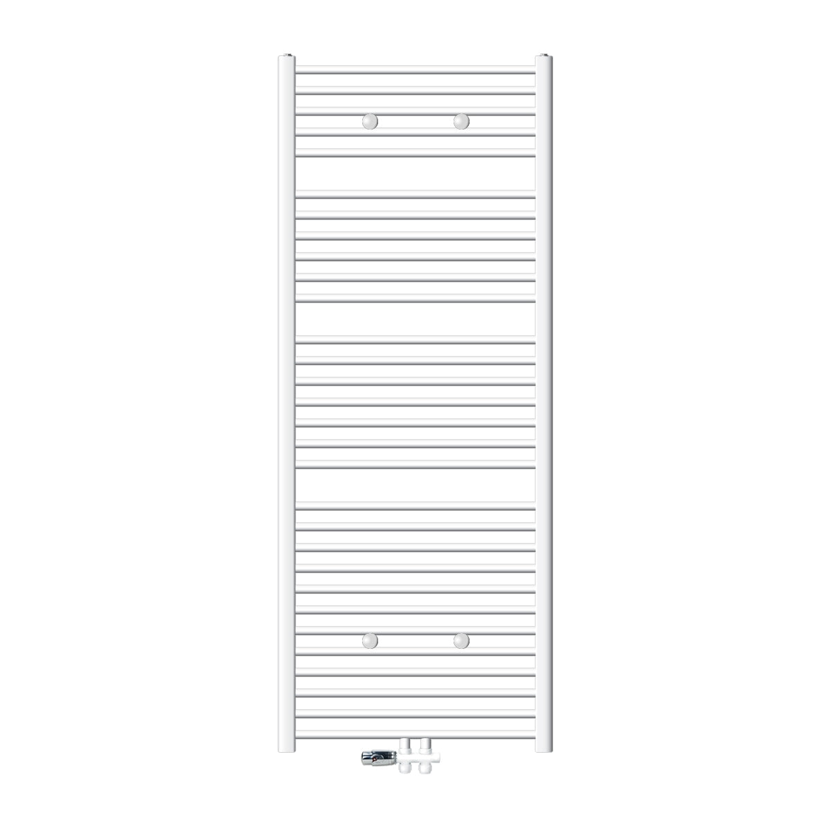 ECD Germany Heizungen sèche-serviettes 750x1800 mm blanc cintré
