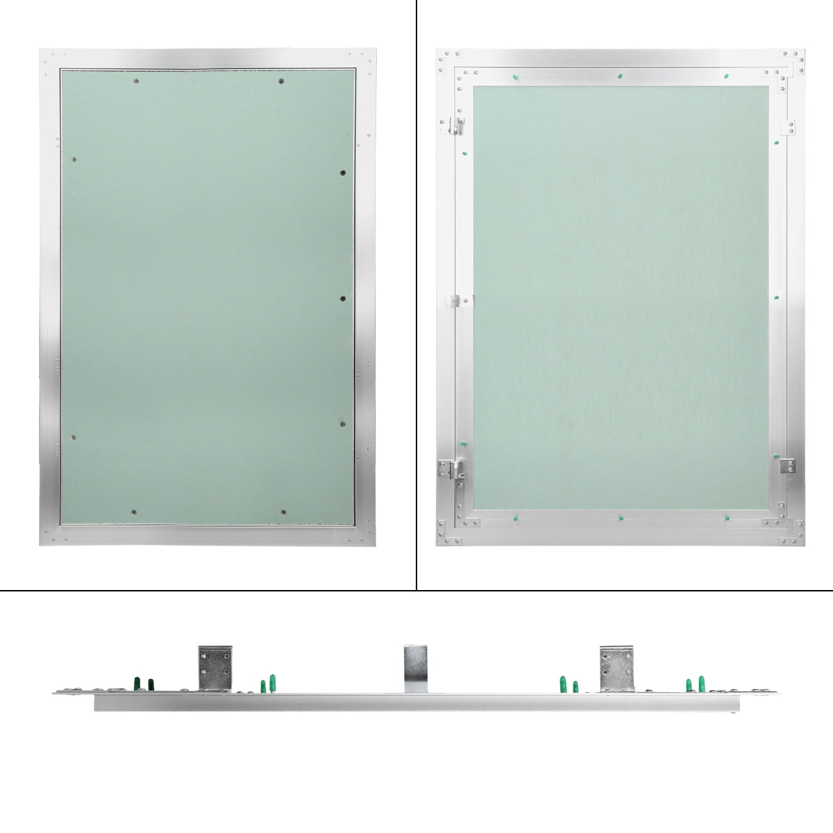 ECD Bauen trappe de visite placo 40x60 cm aluminium