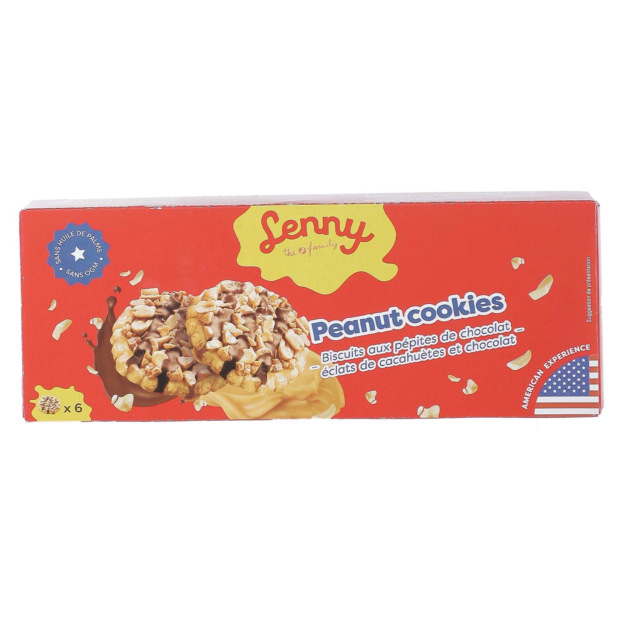 Stokomani Épicerie Cookies beurre de cacahuètes américain