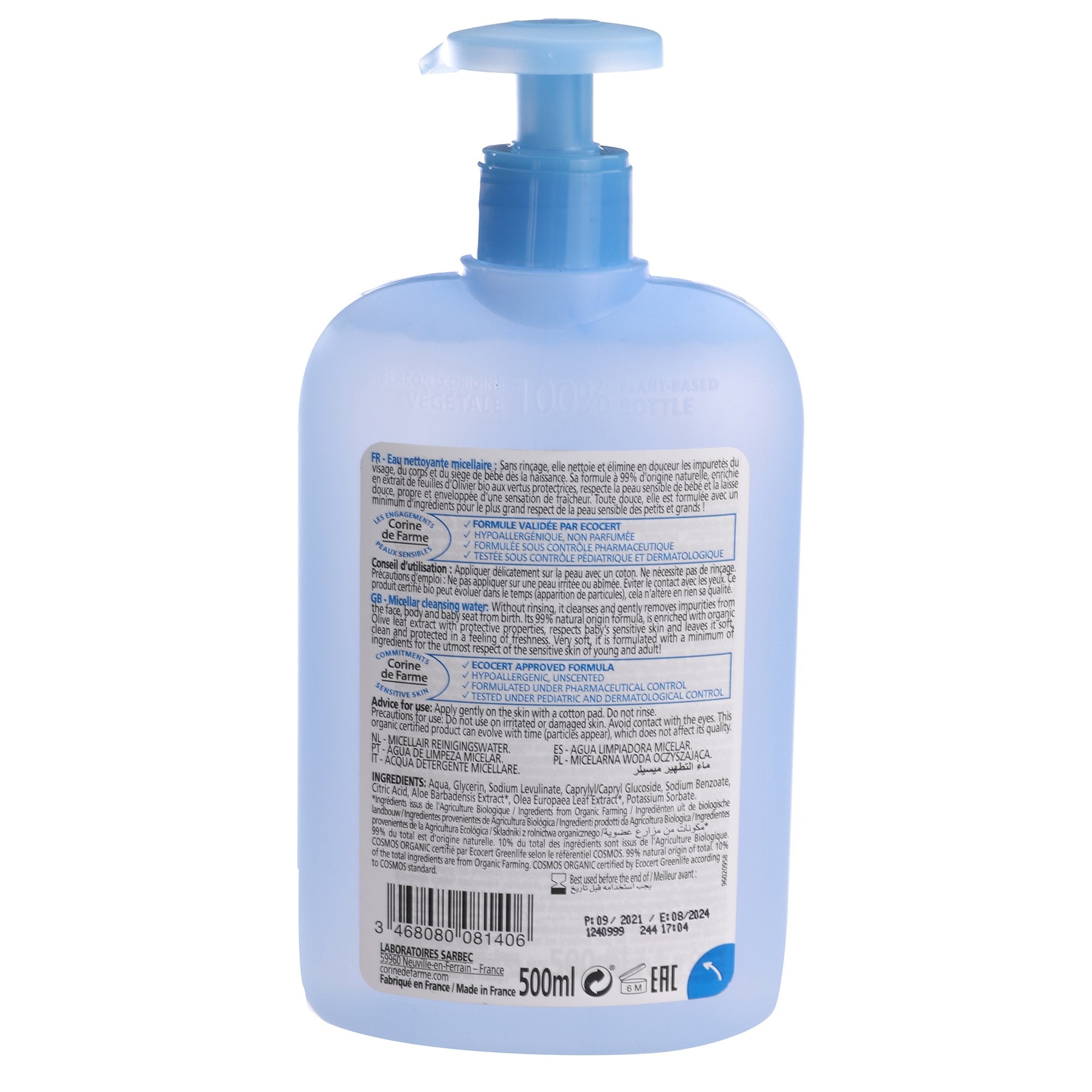 Stokomani Beauté eau nettoyante visage et corps bébé bio