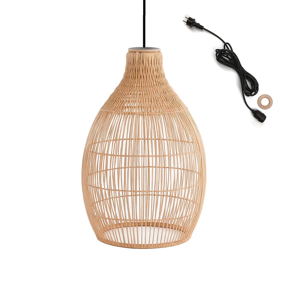 Red Deco Holiday Outdoor suspension extérieur polyrotin E27 5 m