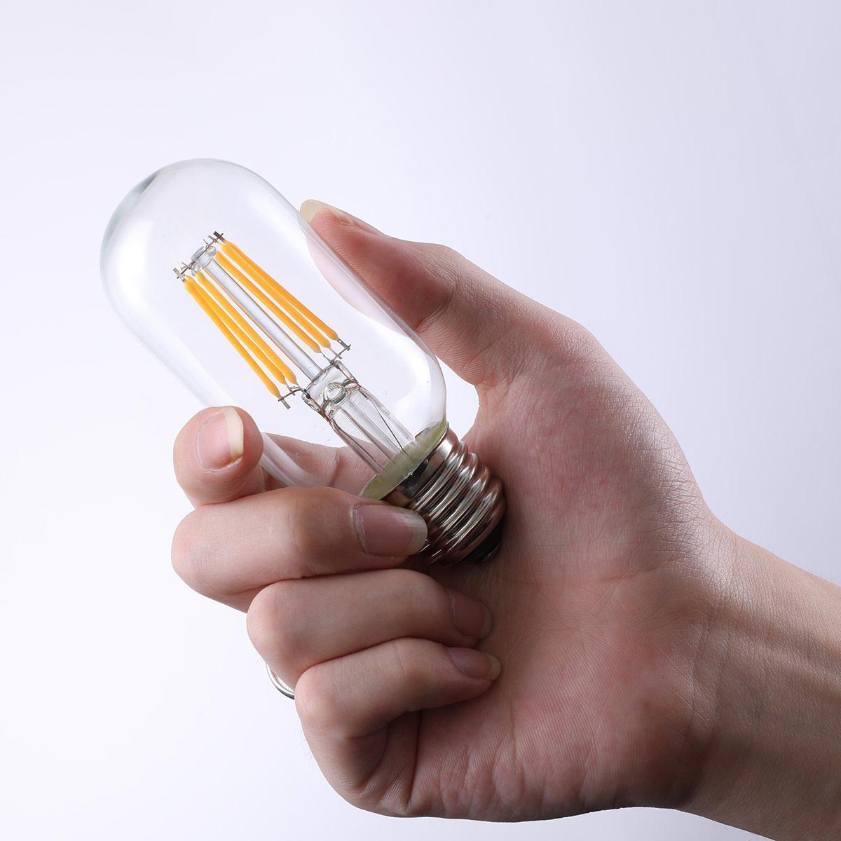 Red Deco Sedna E27 T45 ampoule filament LED lot 10 blanc chaud