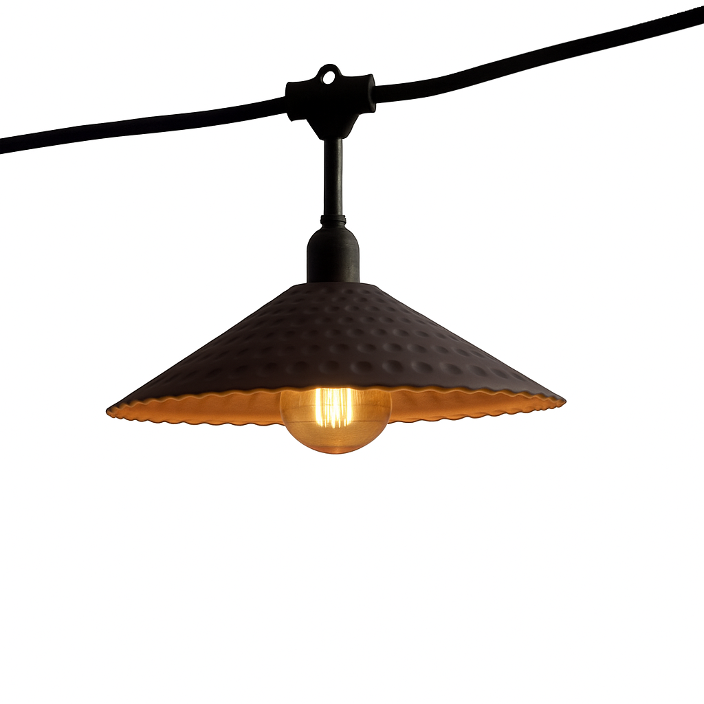 Red Deco Vinty Light guirlande guinguette 80 LED E27 34m