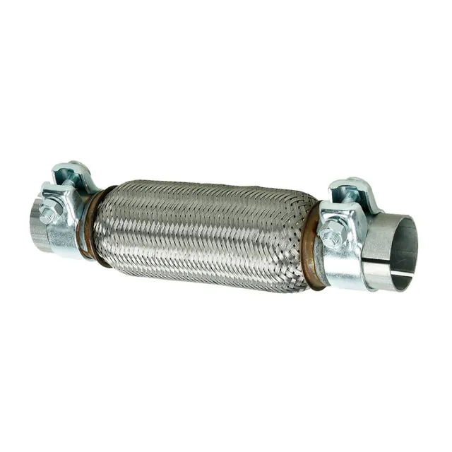 ECD Germany tube flexible inox 50x200 mm échappement 2 colliers