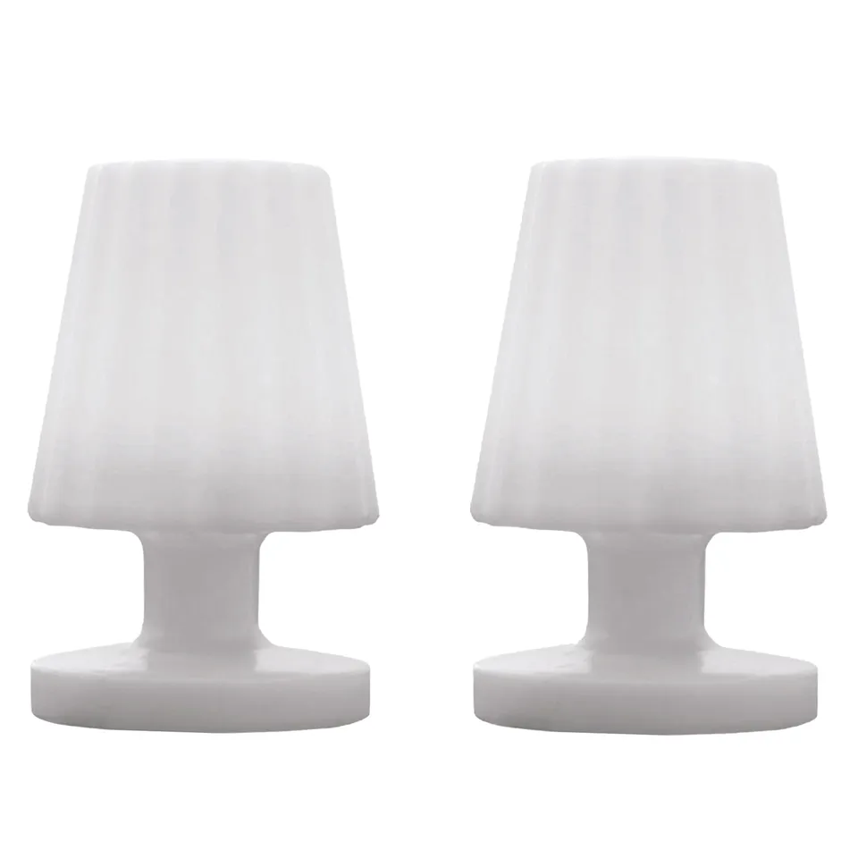 Red Deco Lady Mini H22cm lampe à poser lot de 2 blanc chaud