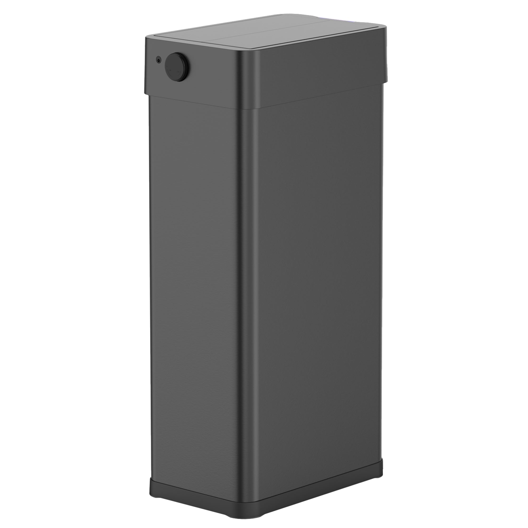 Red Deco Silverlake Black poubelle automatique 90L inox noir