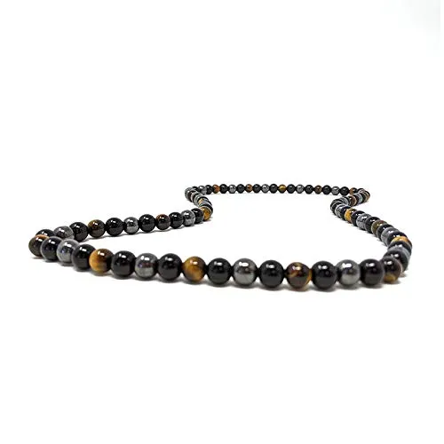 Shop-Story Triple Protection Collier Œil de Tigre Hématite