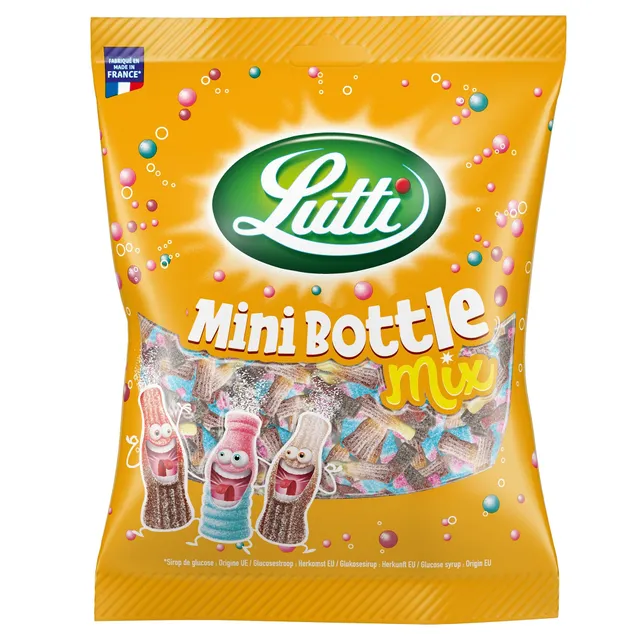 Stokomani Sachet mini bottle bonbons gélifiés fruités