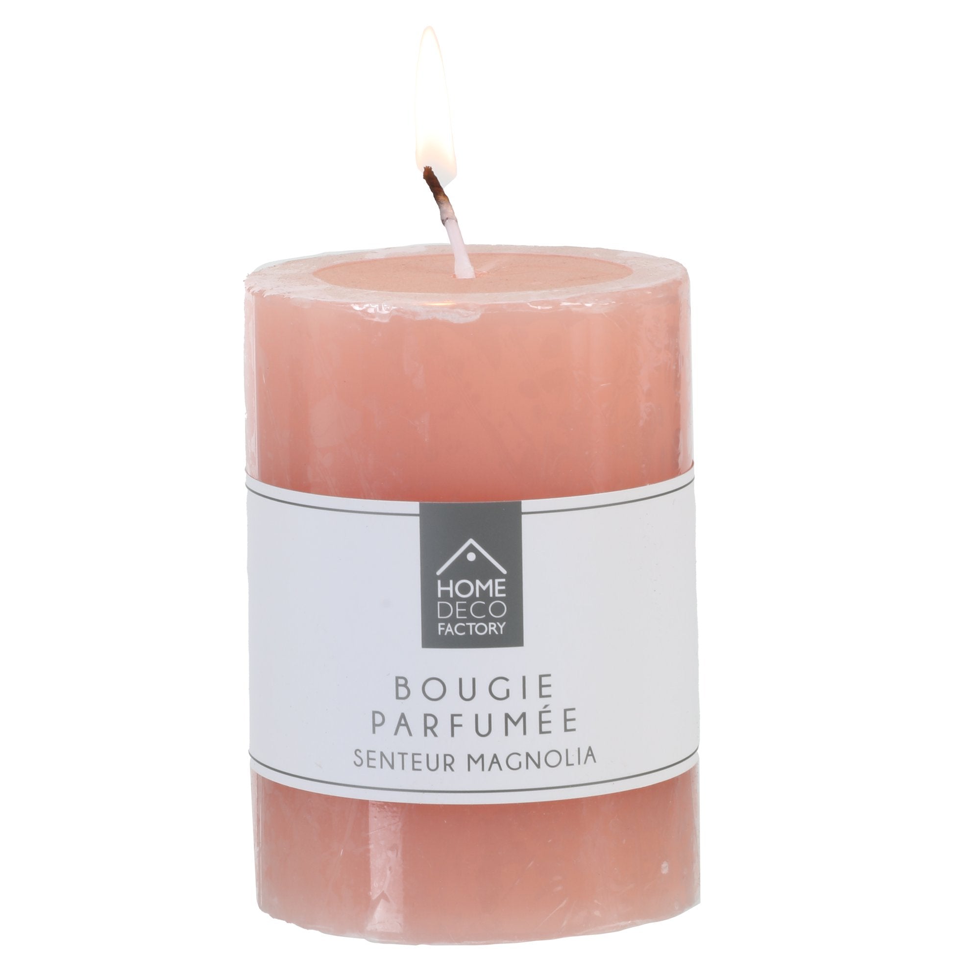 Stokomani Escale Gourmande Bougie cylindrique rose déco